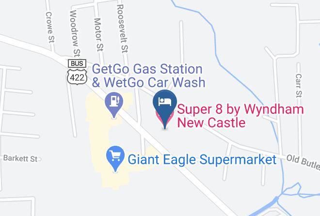 Lawrence - Super 8 By Wyndham New Castle Maps