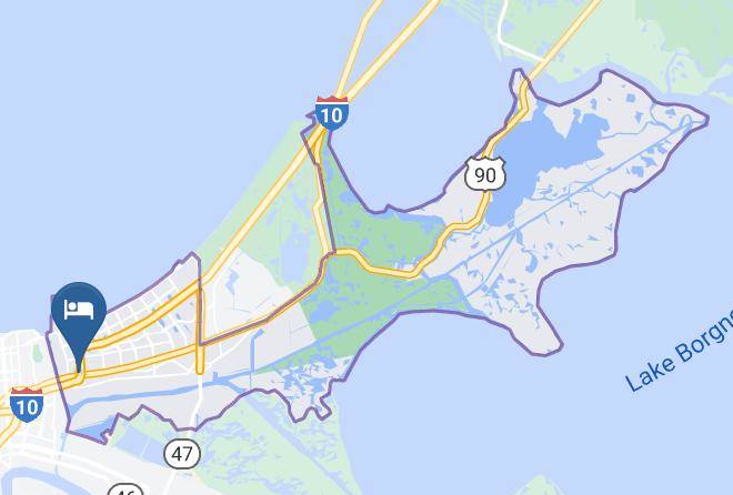 Super 8 By Wyndham New Orleans Map