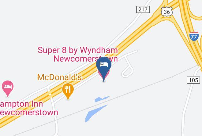 Tuscarawas - Super 8 By Wyndham Newcomerstown Maps
