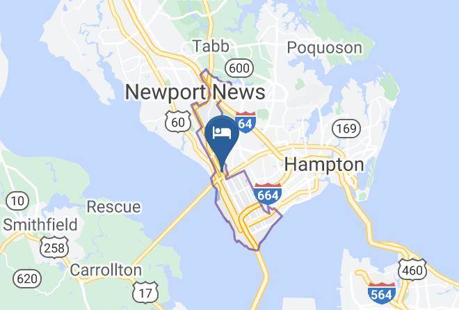 Newport News City - Super 8 By Wyndham Newport News Jefferson Ave Maps