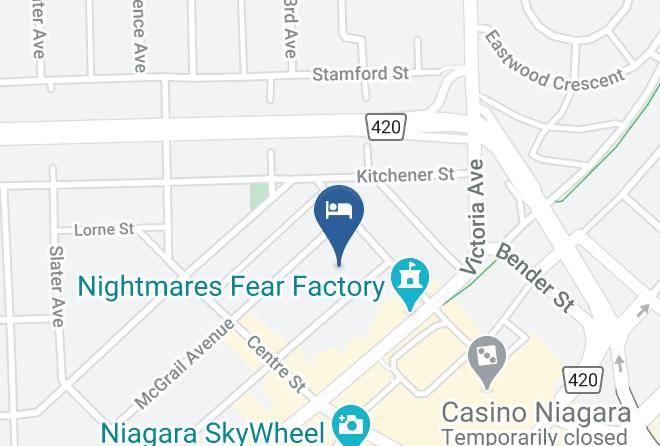 Niagara - Super 8 By Wyndham Niagara Falls By The Falls Maps