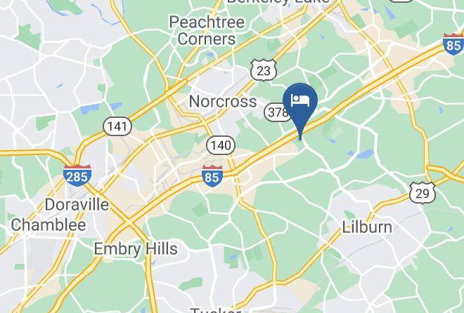 Gwinnett - Super 8 By Wyndham Norcross I 85 Atlanta Maps