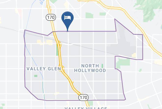 Los Angeles - Super 8 By Wyndham North Hollywood Maps