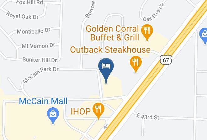 Pulaski - Super 8 By Wyndham North Little Rock Mccain Maps