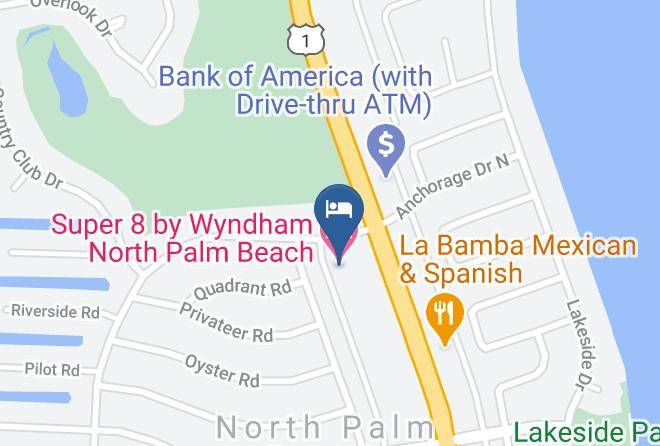 Super 8 By Wyndham North Palm Beach Map