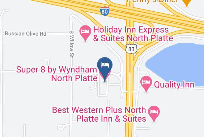 Super 8 By Wyndham North Platte Map