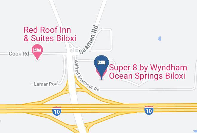 Jackson - Super 8 By Wyndham Ocean Springs Biloxi Maps