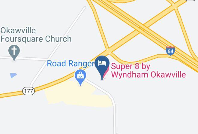 Washington - Super 8 By Wyndham Okawville Maps