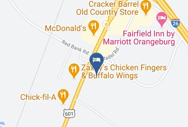 Orangeburg - Super 8 By Wyndham Orangeburg Maps