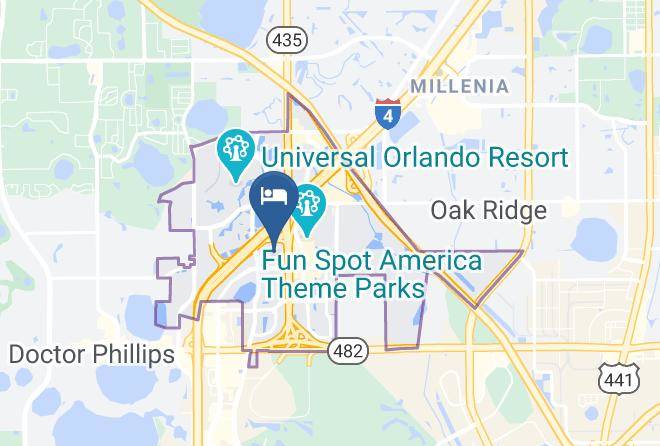 Orange - Super 8 By Wyndham Orlando International Drive Maps