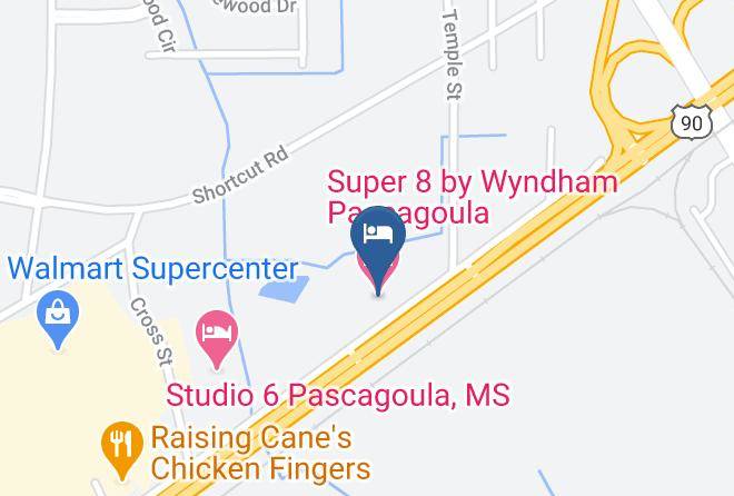 Super 8 By Wyndham Pascagoula Map