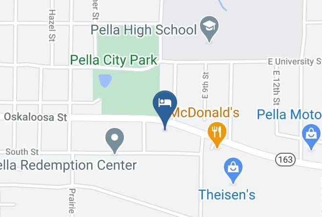 Super 8 By Wyndham Pella Map