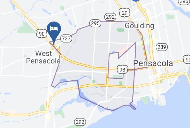 Escambia - Super 8 By Wyndham Pensacola West Maps