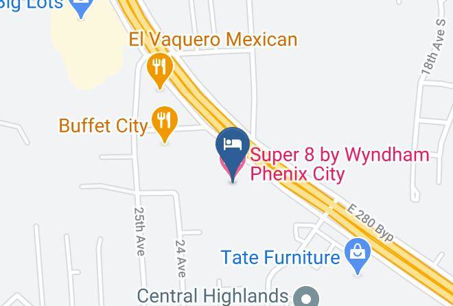 Super 8 By Wyndham Phenix City Map