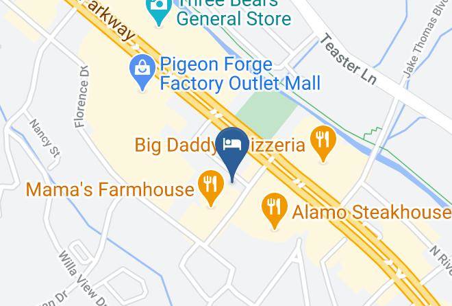 Sevier - Super 8 By Wyndham Pigeon Forge Near The Convention Center Maps