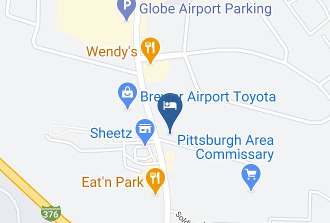 Allegheny - Super 8 By Wyndham Pittsburgh Airport Coraopolis Area Maps