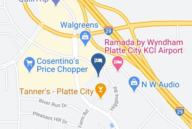 Platte - Super 8 By Wyndham Platte City Kci Airport North Maps
