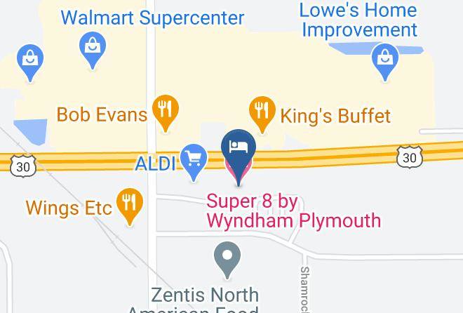 Marshall - Super 8 By Wyndham Plymouth Maps