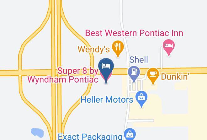 Livingston - Super 8 By Wyndham Pontiac Maps
