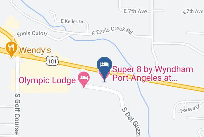 Clallam - Super 8 By Wyndham Port Angeles At Olympic National Park Maps