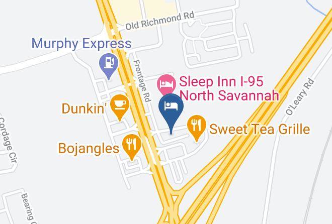 Chatham - Super 8 By Wyndham Port Wentworth Savannah Area Maps