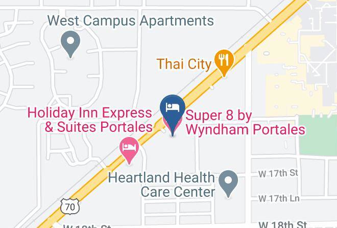 Roosevelt - Super 8 By Wyndham Portales Maps