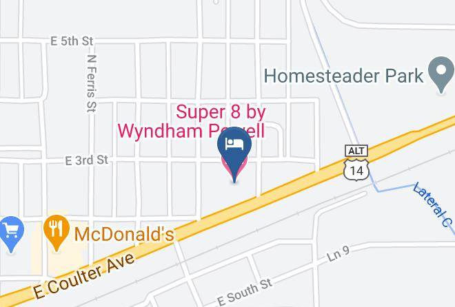 Park - Super 8 By Wyndham Powell Maps