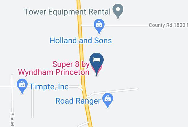 Bureau - Super 8 By Wyndham Princeton Maps