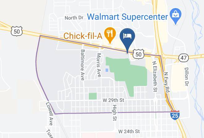 Pueblo - Super 8 By Wyndham Pueblo Maps