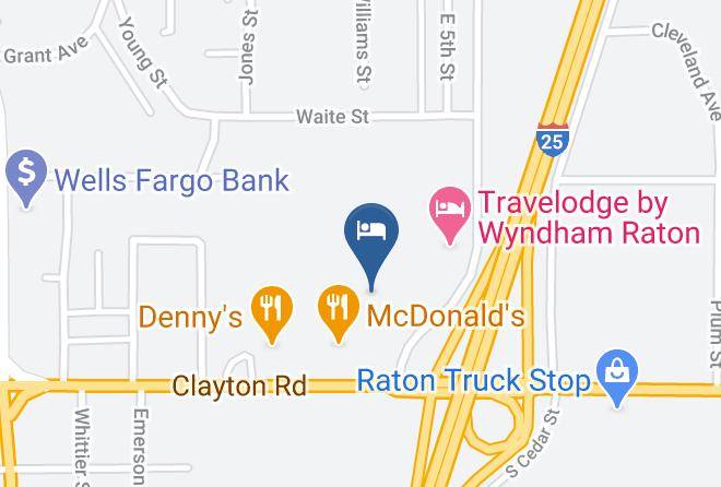Colfax - Super 8 By Wyndham Raton Maps