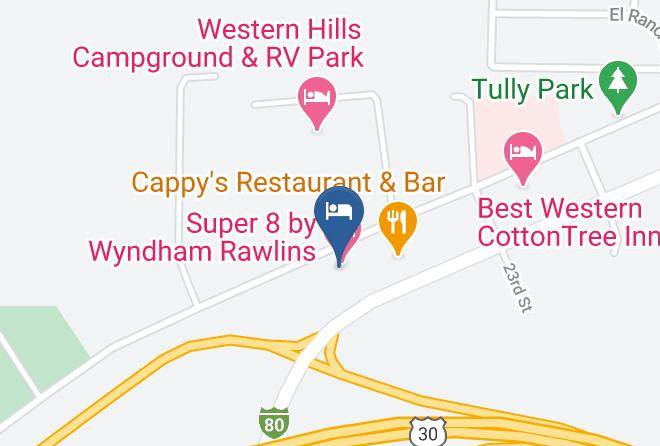 Carbon - Super 8 By Wyndham Rawlins Maps
