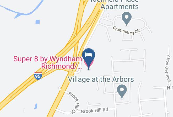 Henrico - Super 8 By Wyndham Richmond Chamberlayne Rd Maps
