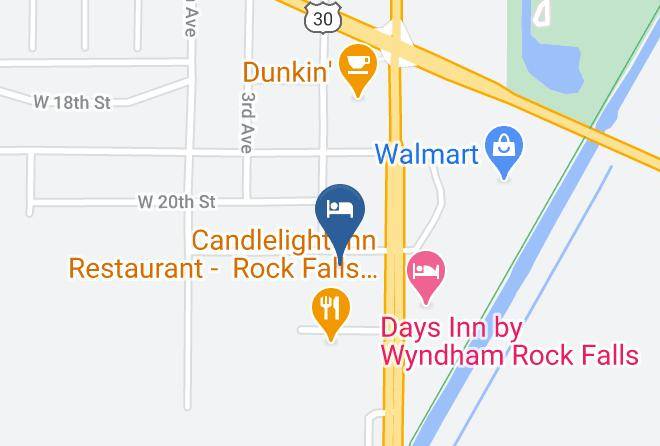 Whiteside - Super 8 By Wyndham Rock Falls Sterling Area Maps