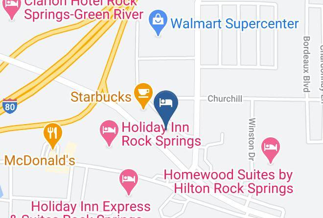 Sweetwater - Super 8 By Wyndham Rock Springs Maps