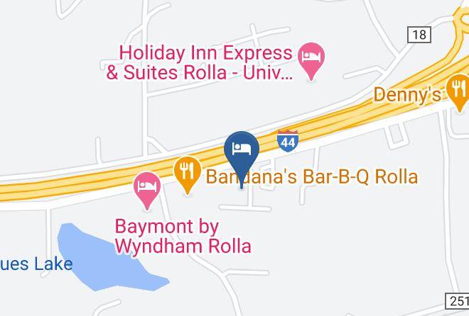 Phelps - Super 8 By Wyndham Rolla Maps