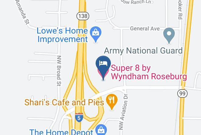 Douglas - Super 8 By Wyndham Roseburg Maps