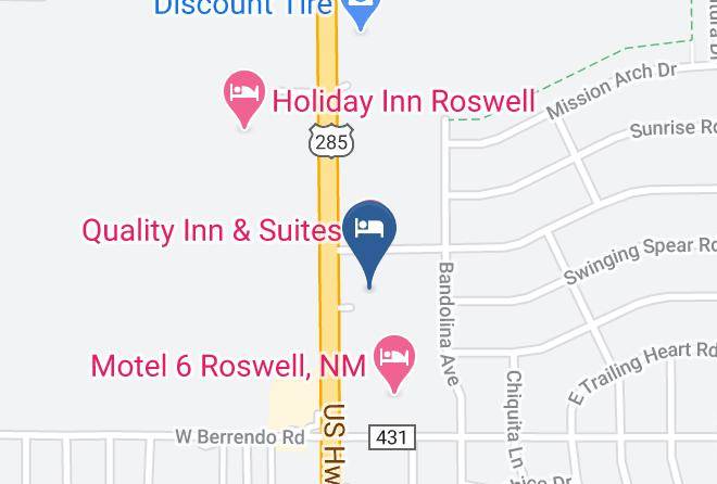 Chaves - Super 8 By Wyndham Roswell Maps