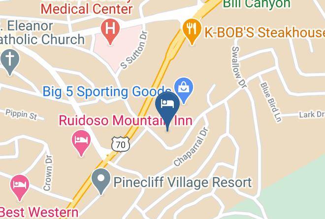 Super 8 By Wyndham Ruidoso Map