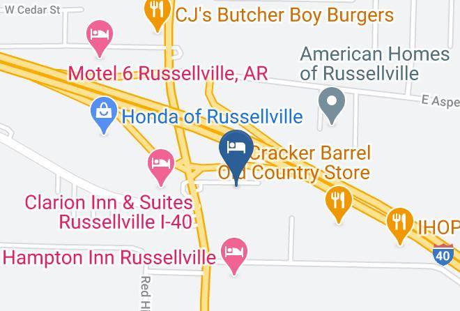 Pope - Super 8 By Wyndham Russellville Maps