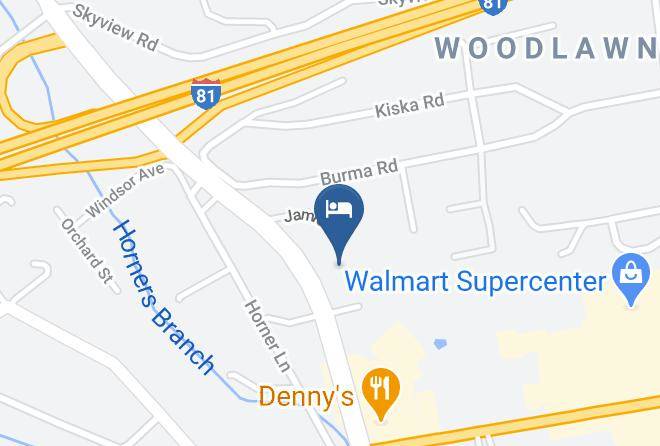 Salem City - Super 8 By Wyndham Salem Va Maps