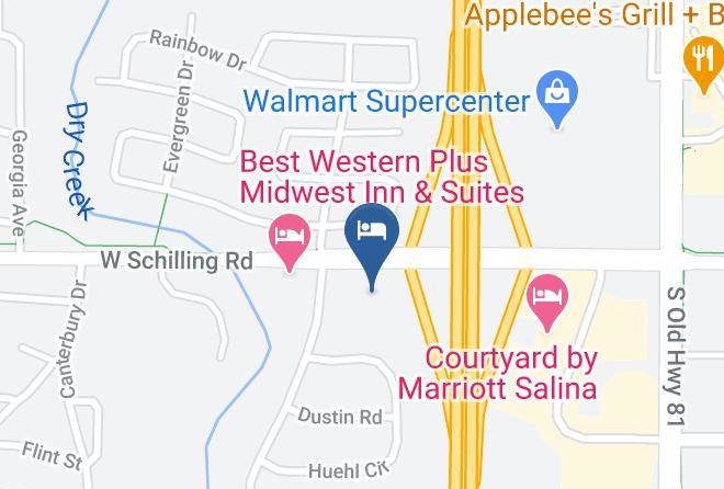 Saline - Super 8 By Wyndham Salina Maps