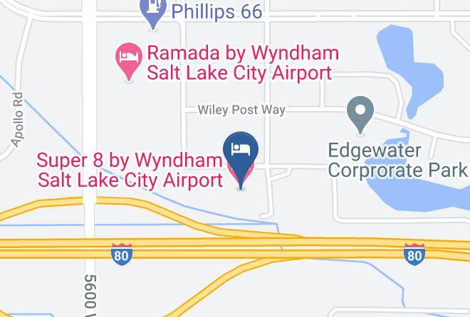Salt Lake - Super 8 By Wyndham Salt Lake City Airport Maps