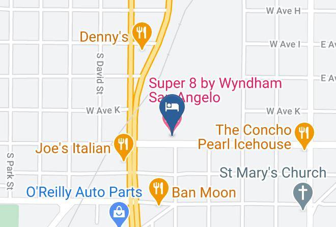 Tom Green - Super 8 By Wyndham San Angelo Maps