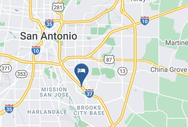 Bexar - Super 8 By Wyndham San Antonio Alamodome Area Maps