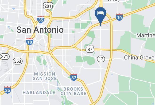Super 8 By Wyndham San Antonio At I 10 Map