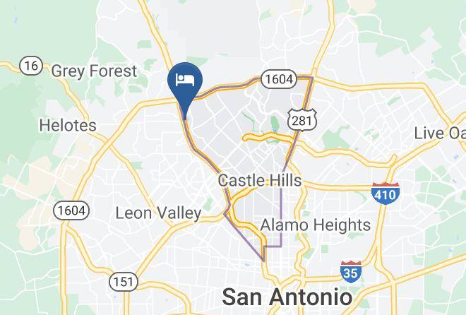Bexar - Super 8 By Wyndham San Antonio Fiesta Maps