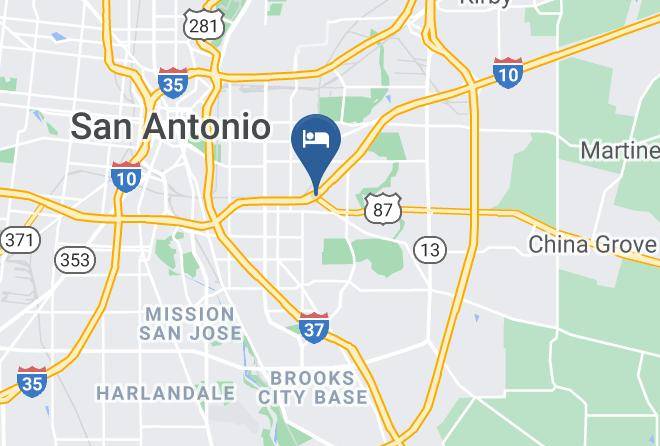 Bexar - Super 8 By Wyndham San Antonio Riverwalk Area Maps