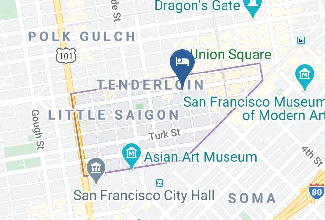 San Francisco - Super 8 By Wyndham San Francisco Union Square Area Maps