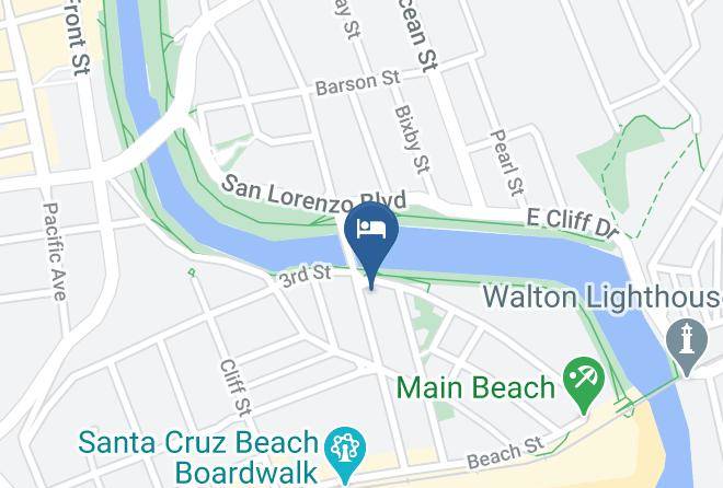 Santa Cruz - Super 8 By Wyndham Santa Cruz Beach Boardwalk East Maps