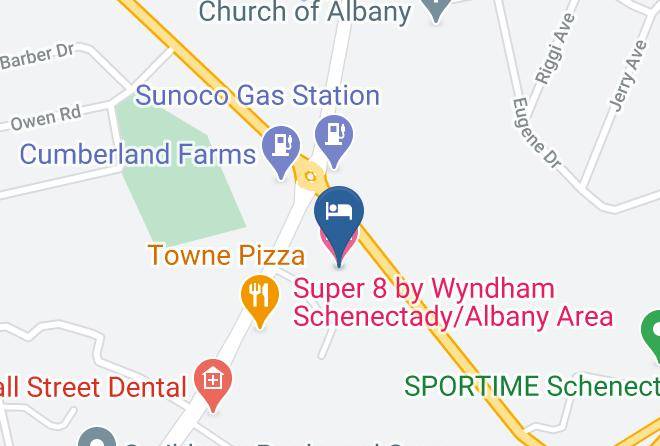 Schenectady - Super 8 By Wyndham Schenectady Albany Area Maps